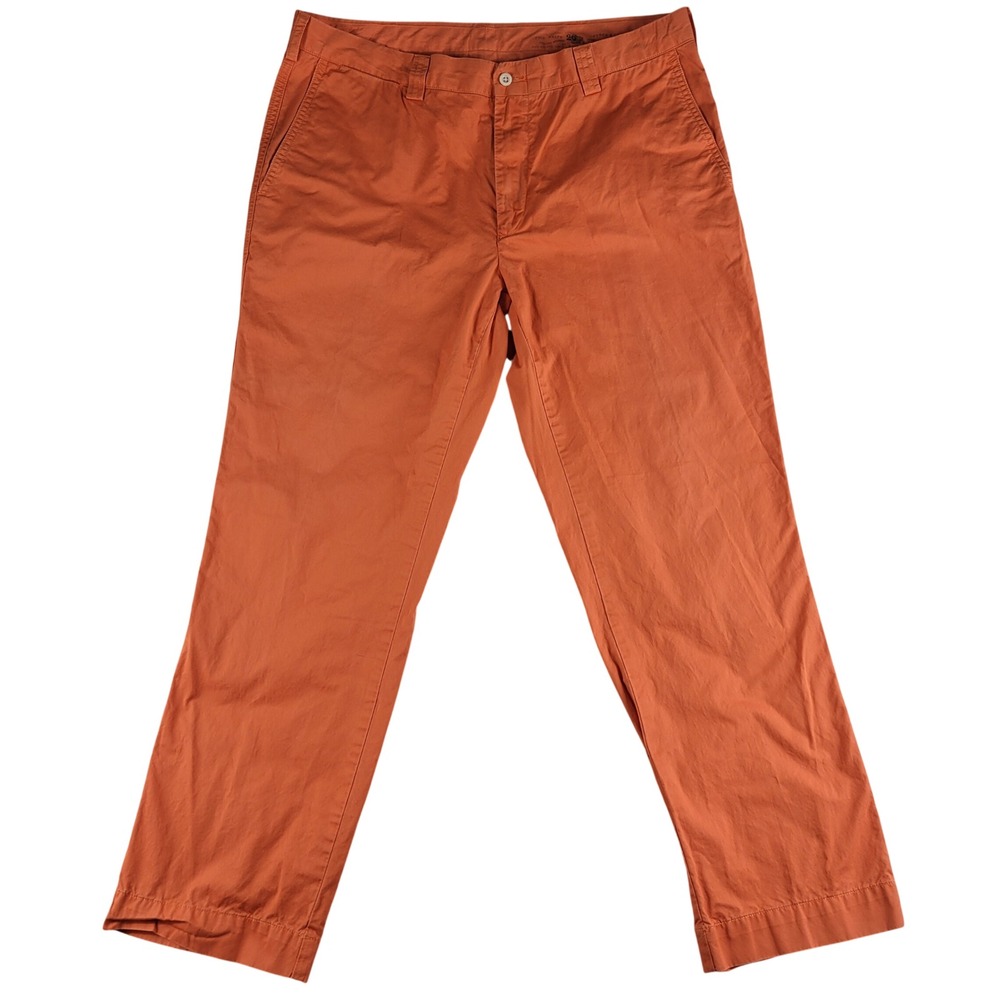 Polo Ralph Lauren Suffield Pant Men 36x30 Orange Excellent Chino Pima Cotton